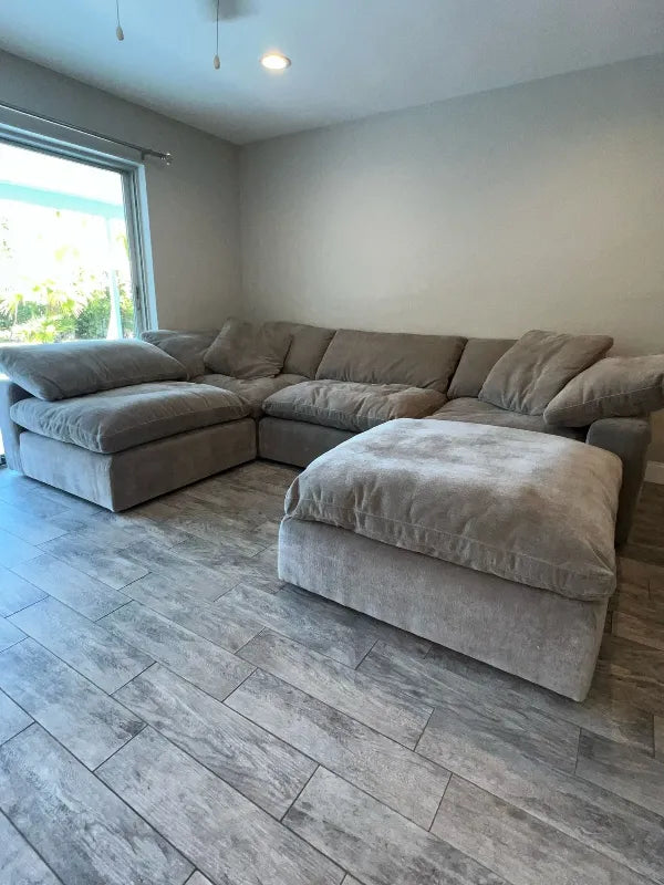 Garelli sectional in the home of Lindsy Montgomery