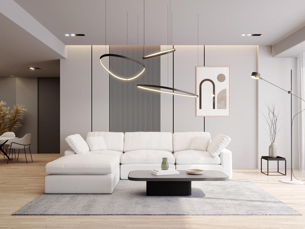 Garelli modular sofa in a modern living room