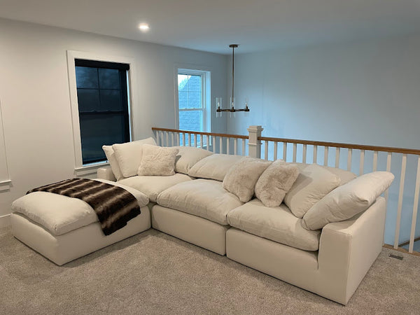 Garelli sectional in the home of Andee Orechovesky