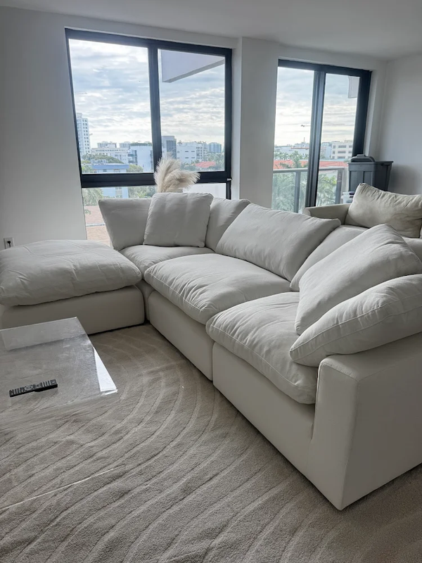 Garelli sectional in the home of Amber Morgan