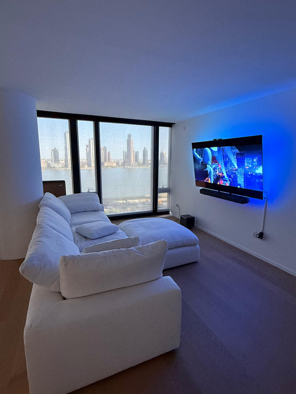 Garelli sectional in the home of Gun Woo