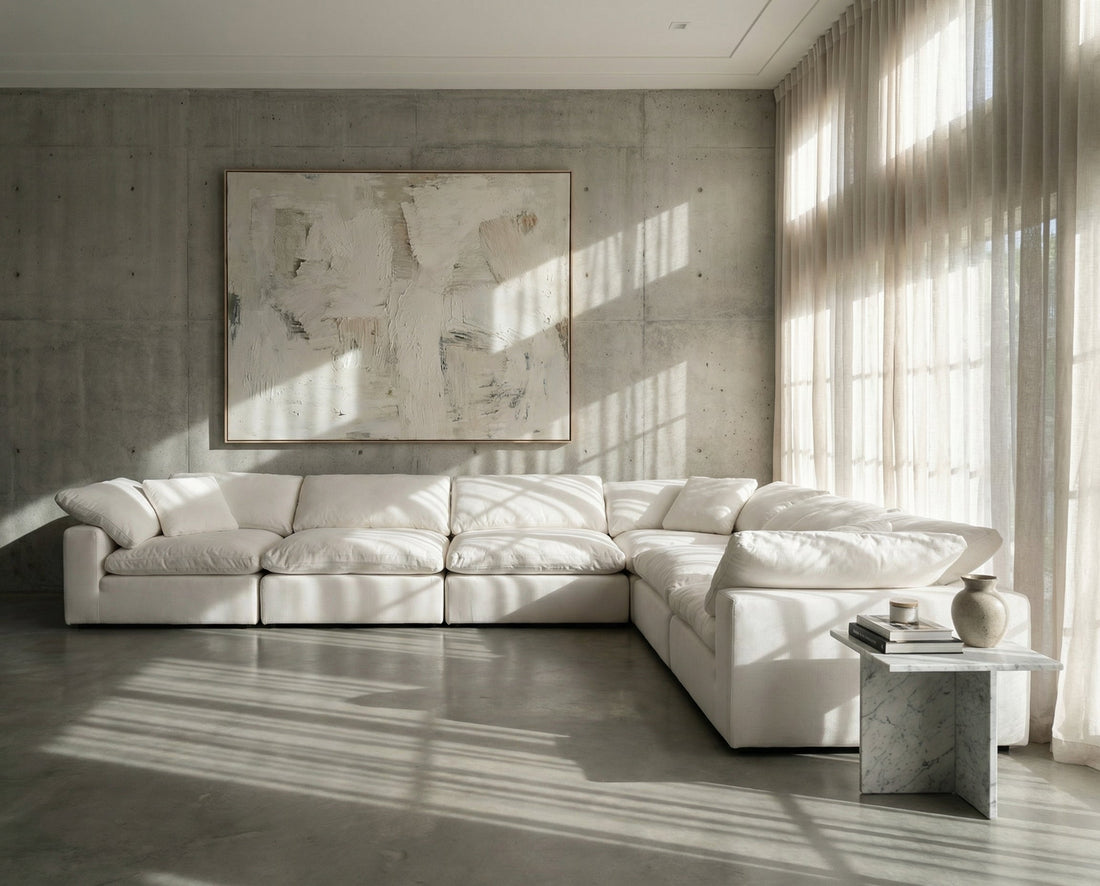 Best modular sectional sofa 4-piece configuration — Garelli