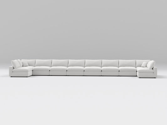 10-piece Oversized Modular Sectional (U-Shape)
