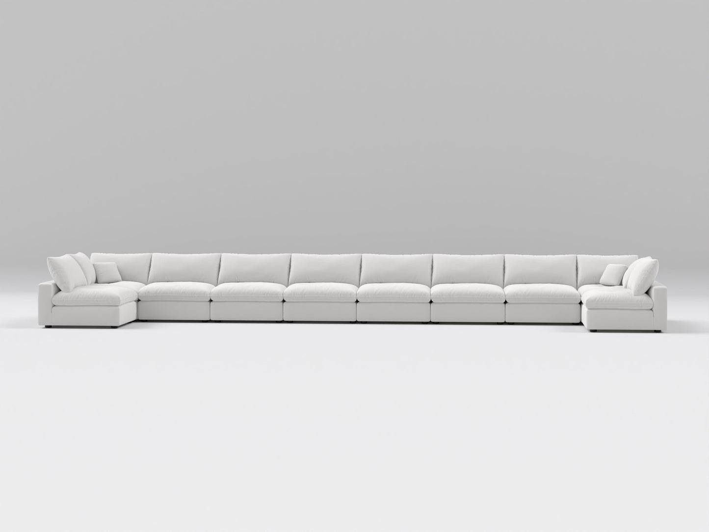 10-piece Oversized Modular Sectional (U-Shape)
