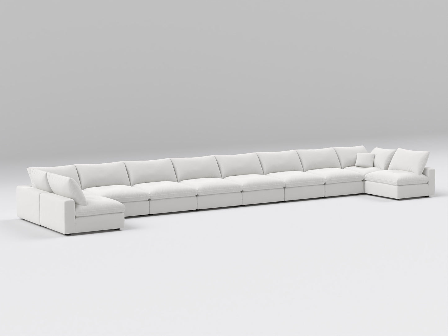 10-piece Oversized Modular Sectional (U-Shape)