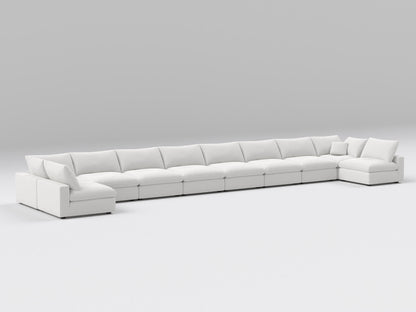 10-piece Oversized Modular Sectional (U-Shape)