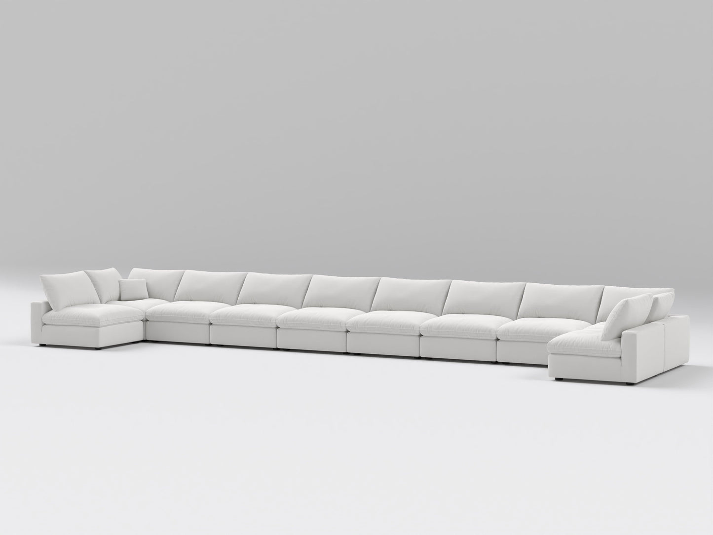 10-piece Oversized Modular Sectional (U-Shape)
