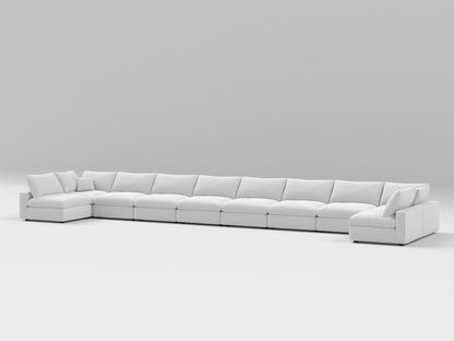 10-piece Oversized Modular Sectional (U-Shape)