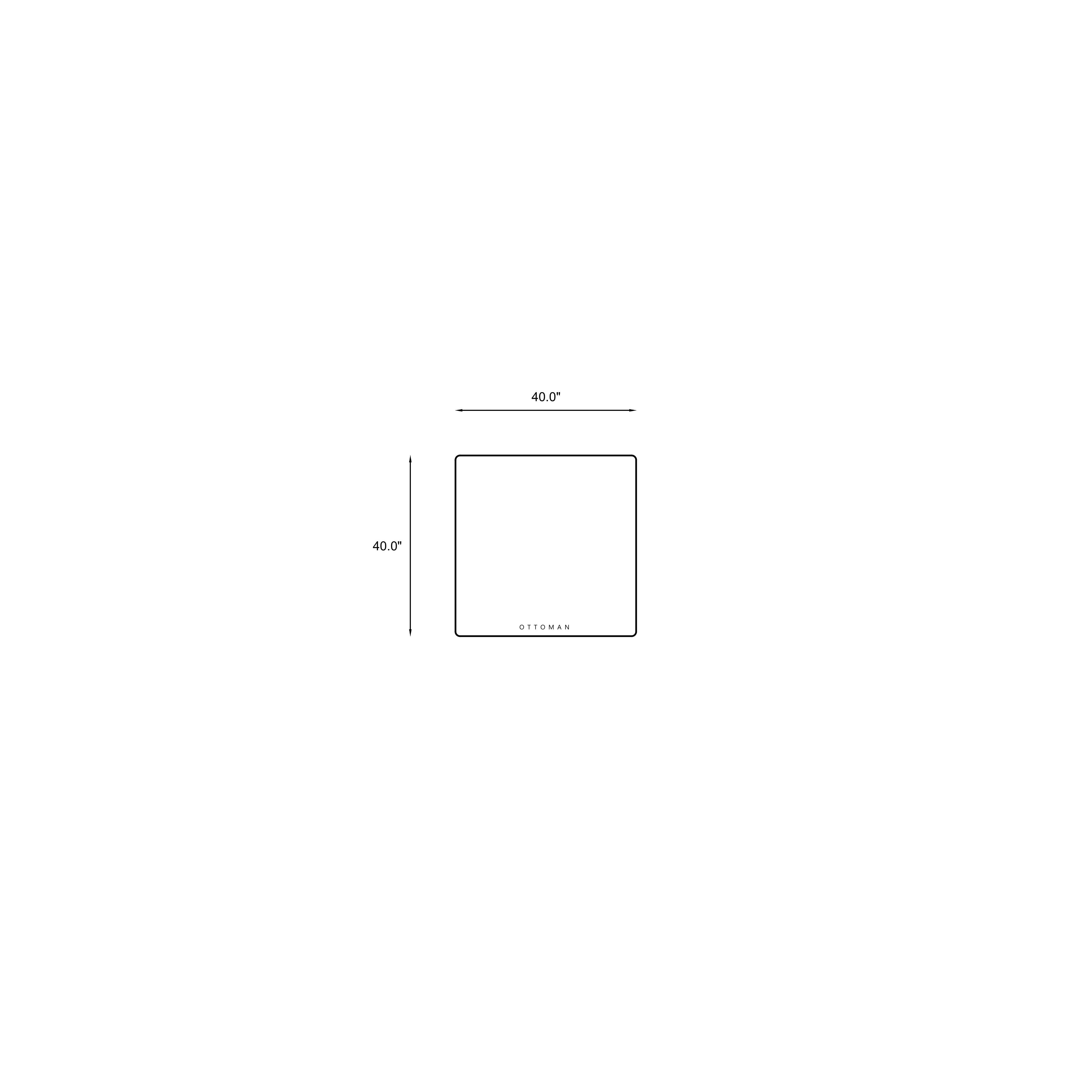 Modular Ottoman Dimensions