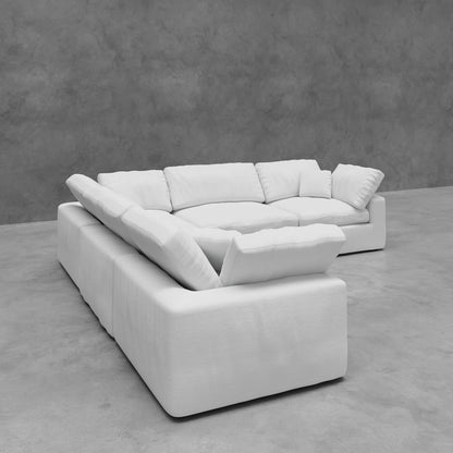 5 Piece Modular Sectional (Three Armless + Two Corners)