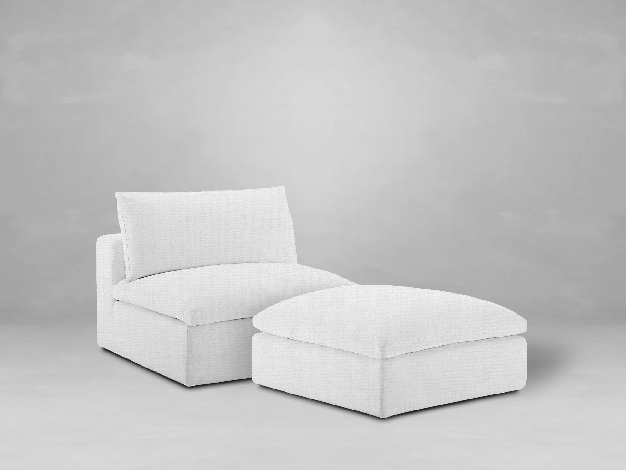 Modular chair best sale and ottoman