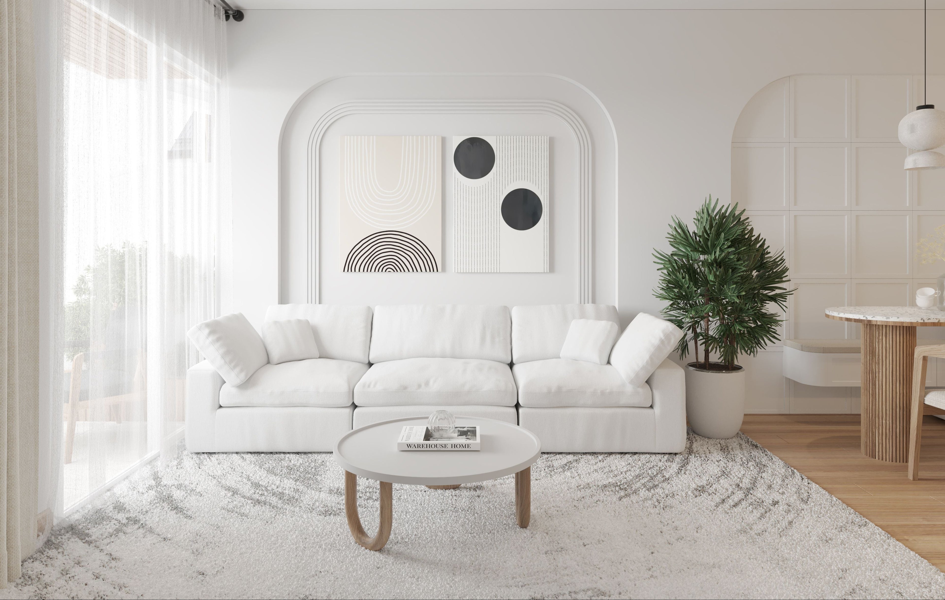 Garelli Three Piece Sectional