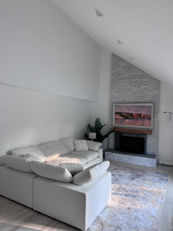 Garelli sectional in the home of Ganesh Krishna