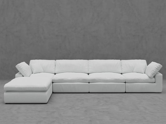 5-Piece Modular Sectional (Two Armless + Ottoman)