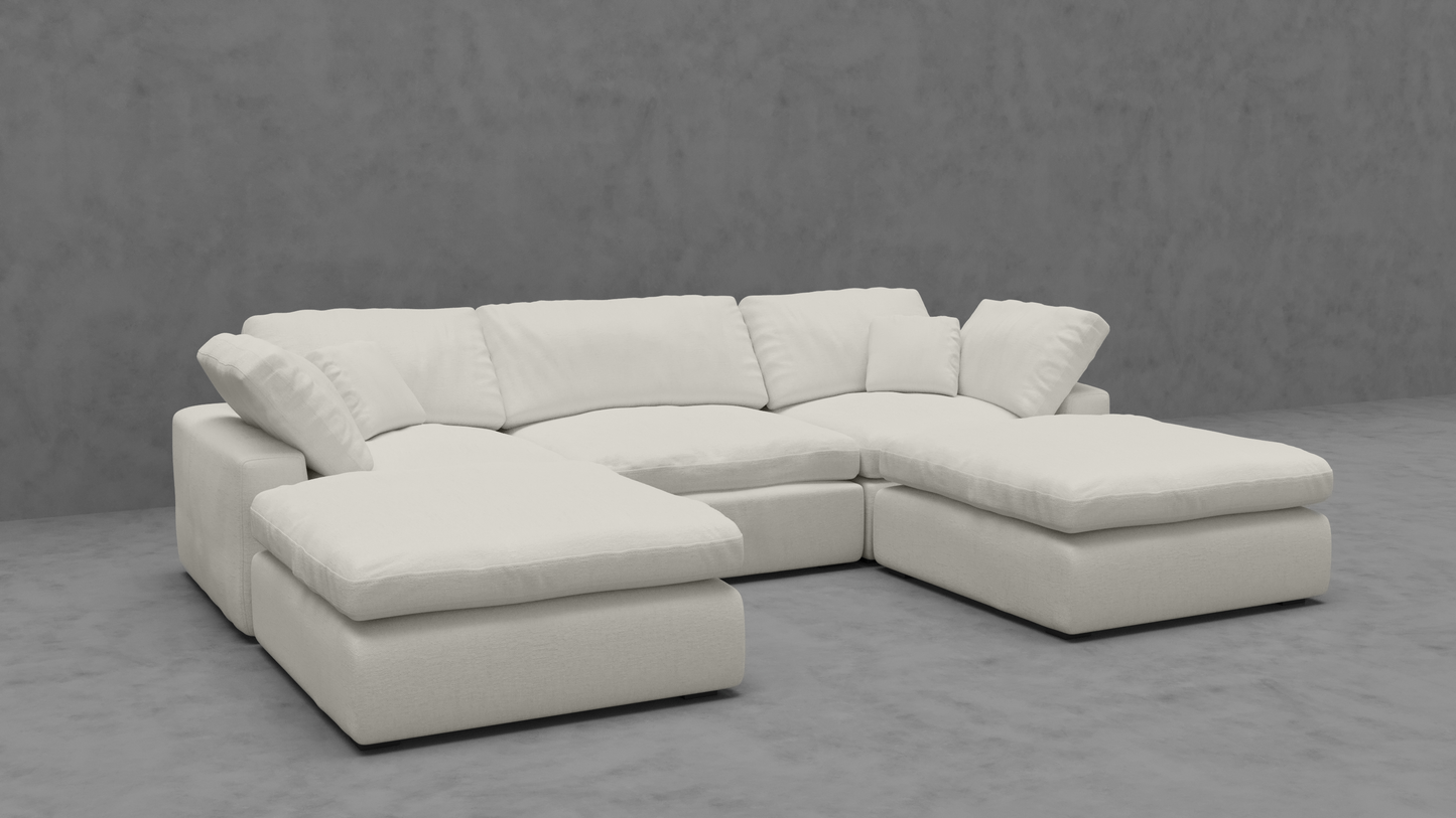 5-Piece Modular Classic Sectional (U-Shape)