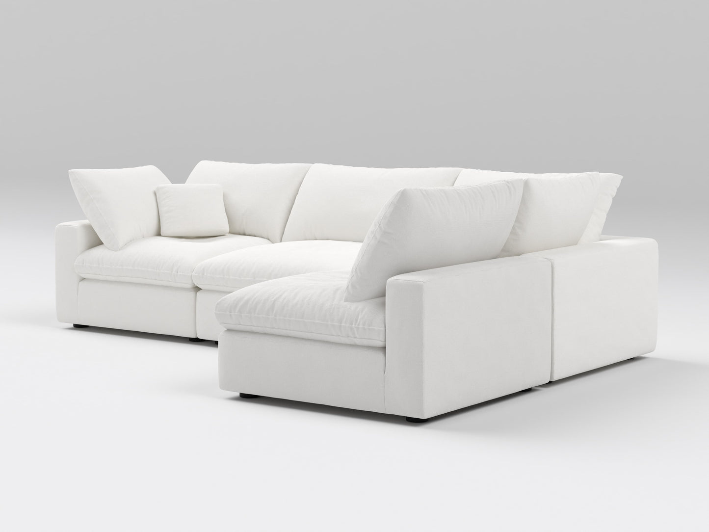 4-Piece Modular Sectional (Armless Chase)
