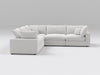 5 Piece Modular Sectional (Three Armless + Two Corners)