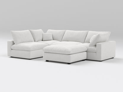 5-Piece Off-White Modular Sectional