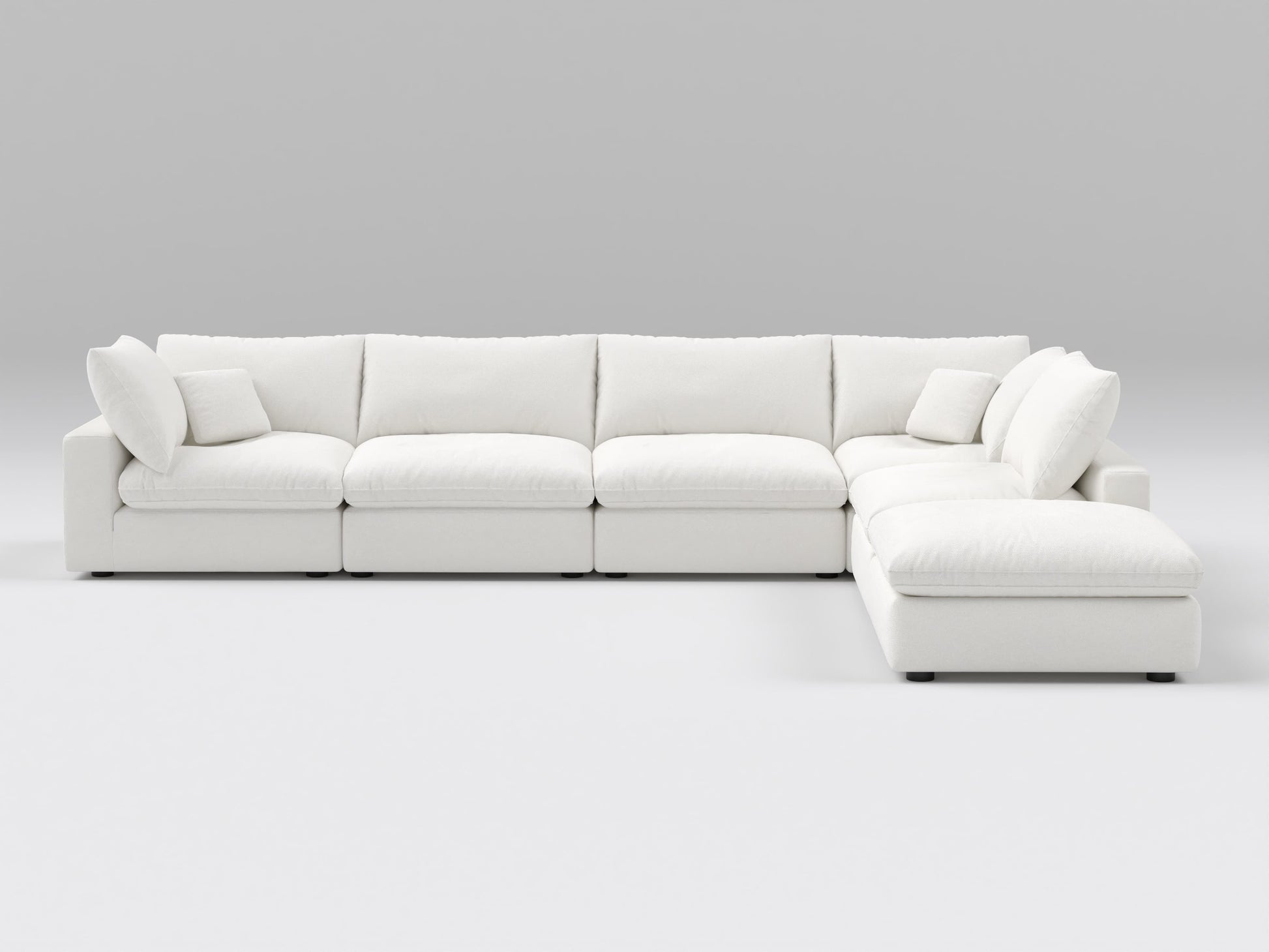Compact 6-Piece Configuration designed for smaller living Spaces