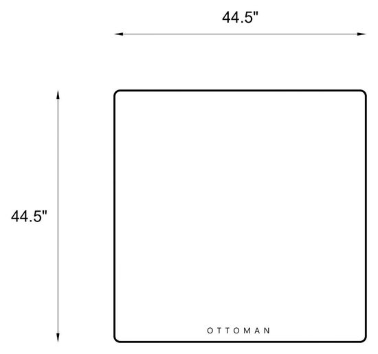 Modular Ottoman Dimensions