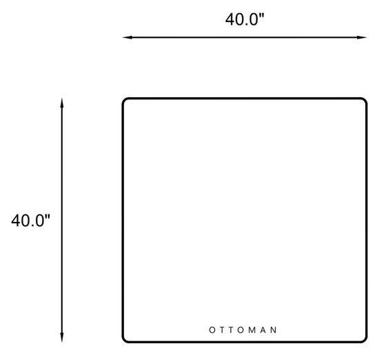 Modular Ottoman Dimensions