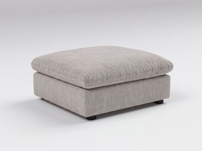 Modular Ottoman in Grey, left view | Garelli
