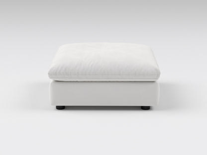 Off-White Modular Ottoman – Front View