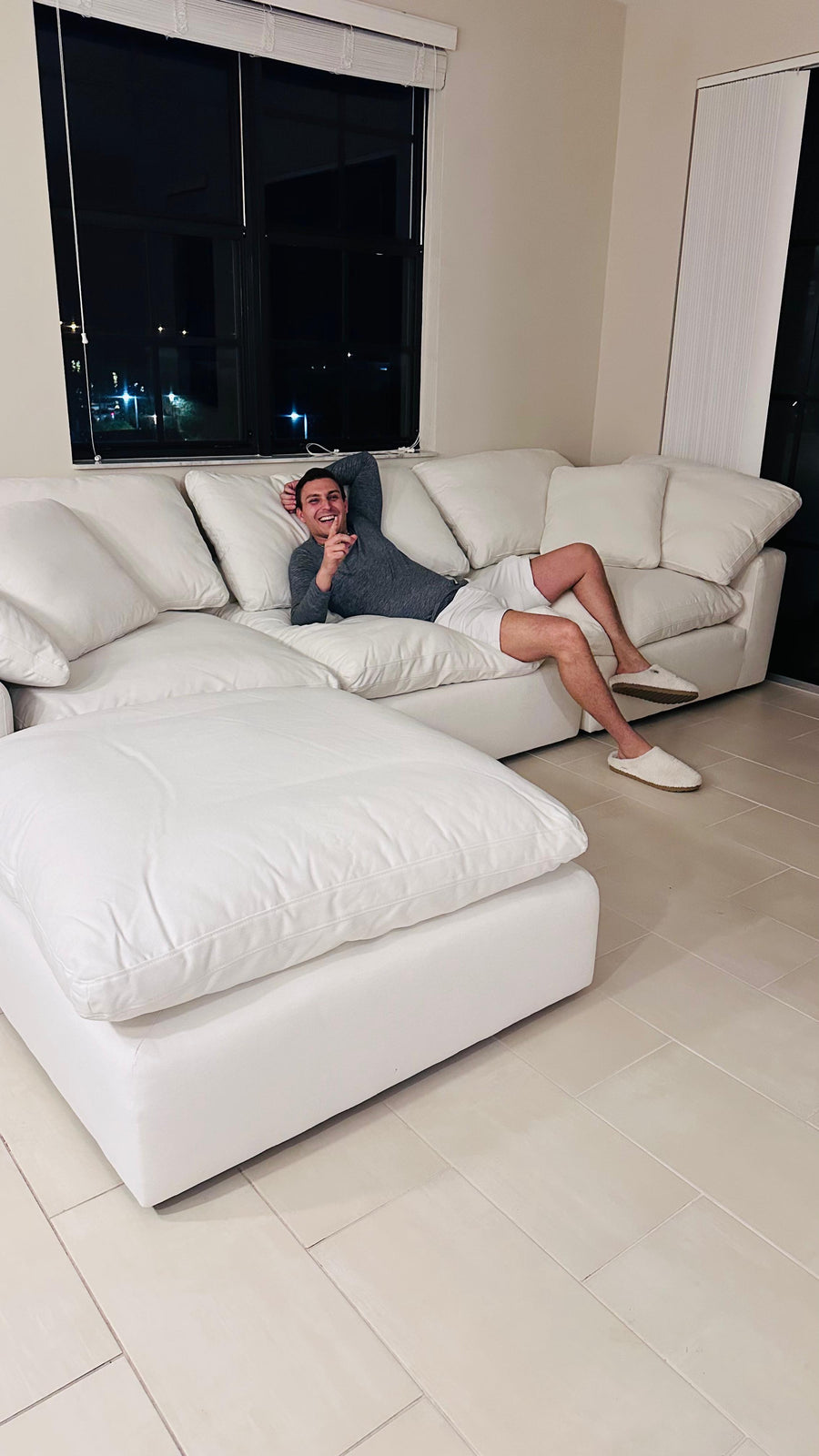 Garelli modular sofa in a real customer home