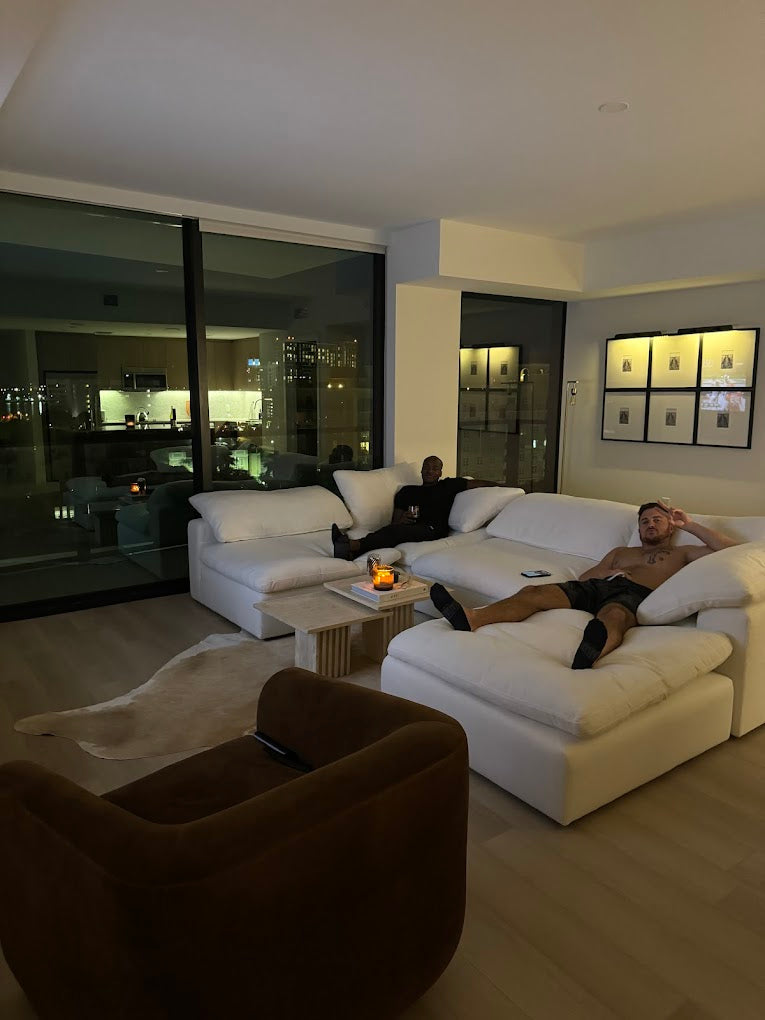 Garelli modular sofa in a real customer home
