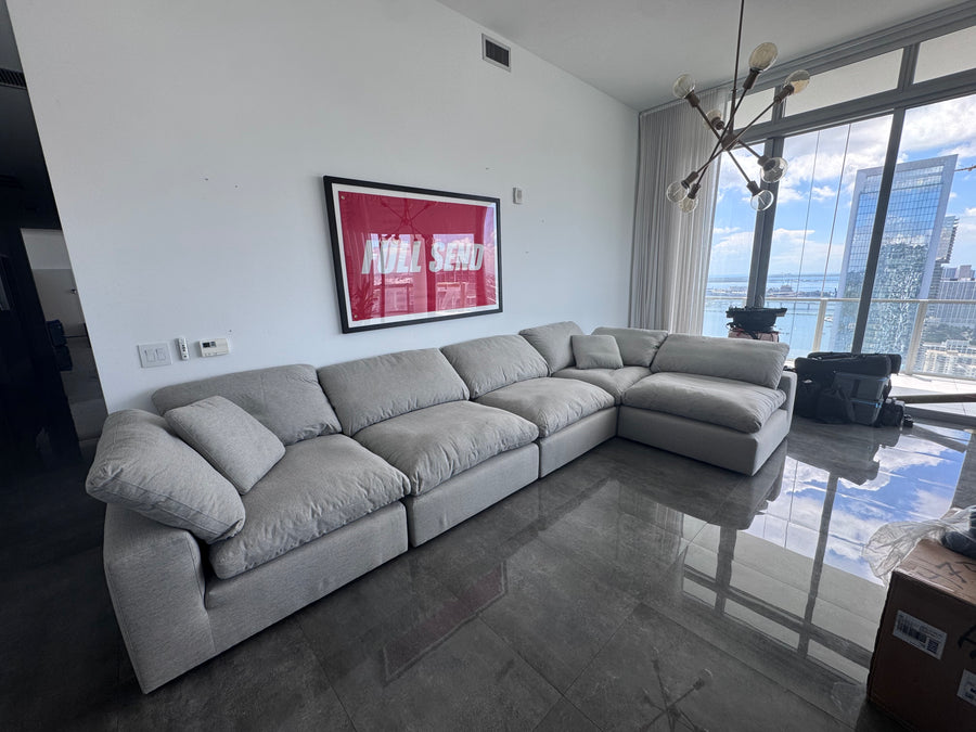 Garelli modular sofa in a real customer home