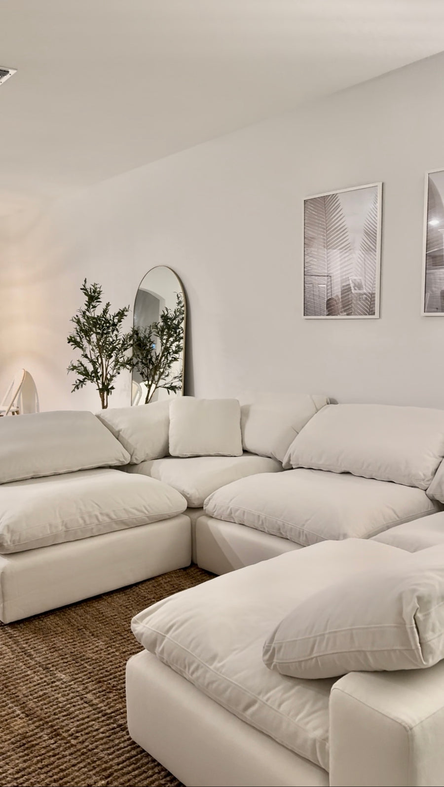 Garelli modular sofa in a real customer home