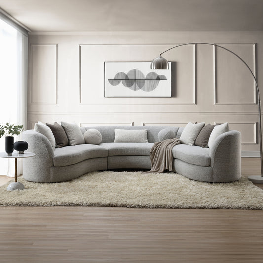 Garelli curved sofa