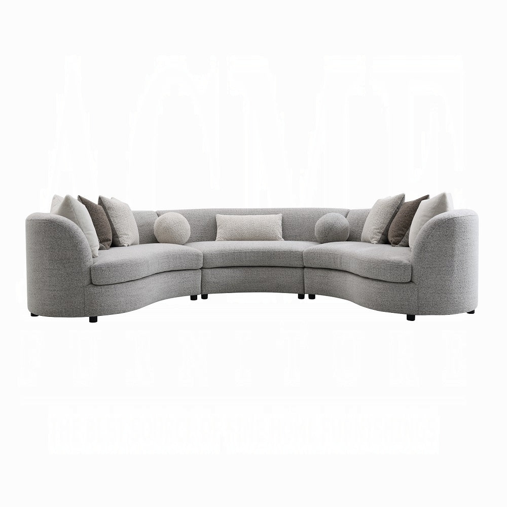 Garelli curved sofa